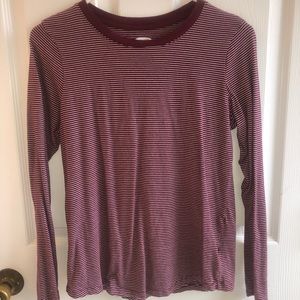 Red striped long sleeve